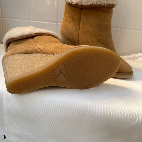 Isabel Marant Shearling Totam Wedge Boots. Sz 38. Orig. $1080 Runs small - Picture 3 of 7